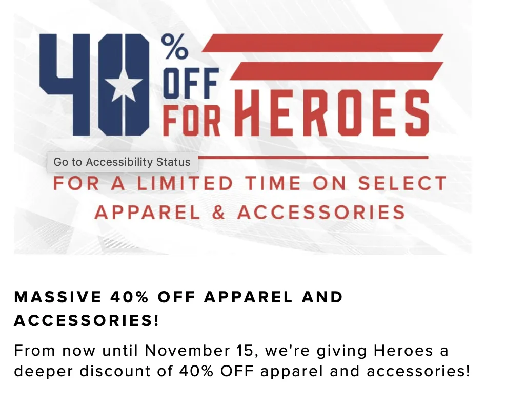 PXG Heroes Discounts